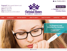Tablet Screenshot of christianhomes.com